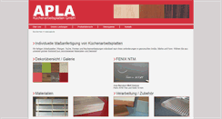 Desktop Screenshot of apla.de