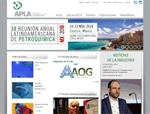 Tablet Screenshot of apla.com.ar